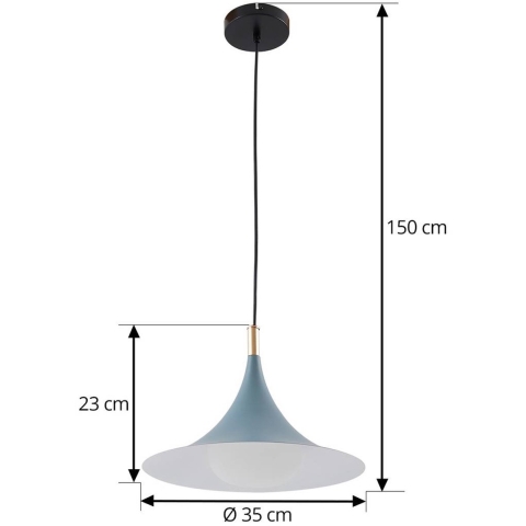 Lindby - Jarl Hanglamp Blauw
