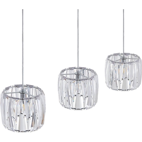 Lindby - Sofia Hanglamp Transparent/Chrome