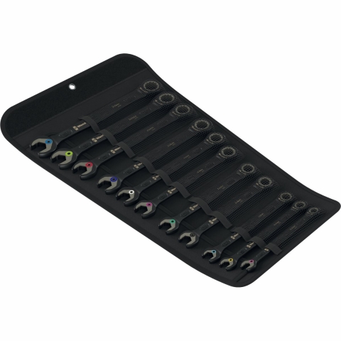 Wera 05020017001 11-delige 6000 Joker Black Edition 11 Set 1 Steek-ringratelsleutelset In Etui - 8-19mm