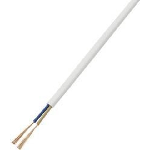 TRU COMPONENTS 1570218 Aansluitkabel 2 x 0.75 mm² Wit 20 m