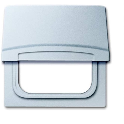 Busch-Jaeger 2CKA001731A1961 Uitschakelaar, Wisselschakelaar, Kruisschakelaar, Knop Afdekking Allweather 44 (IP44) Witaluminium (RAL 9006), Aluminium 1 stuk(s)