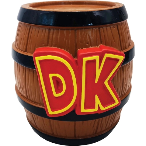 Donkey Kong - DK Barrel Shaped Money Bank