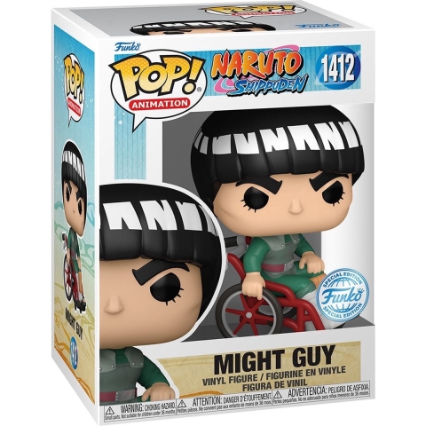 Naruto Shippuden Funko Pop Vinyl: Might Guy (Guy Sensei in Red Wheelchair)