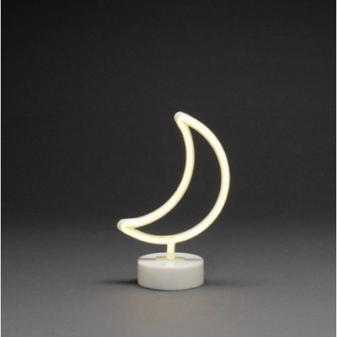 Konstsmide 3069-100 LED-silhouet Maan Warmwit LED Wit