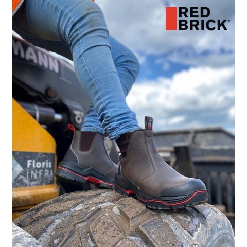 Redbrick Pulse Ankle Boot S3S Bruin 32335 | Bruin | Maat 42 - 00.083.031.14