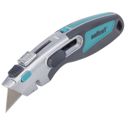 Wolfcraft Professioneel dubbel veiligheidsmes | Met trapeziummes | 1 stuk - 4106000