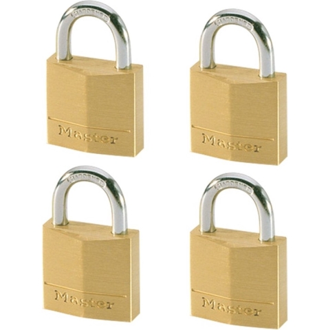 Masterlock 4 x 30mm padlocks ref. 130EURD - keyed alike padlocks - 130EURQNOP