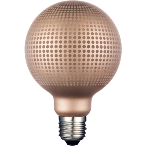 Nordlux LED Globe G95 E27 4-8W 2500K MAGICIAN stippen goud - 2760420