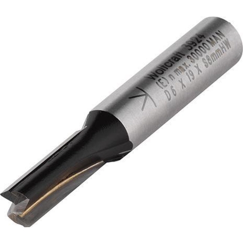 Wolfcraft Groeffrees | HM | S=8mm | Ø6 x 20mm | 1 stuk - 3924000