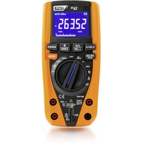 HT Instruments HT63 Multimeter Digitaal CAT III 1000 V, CAT IV 600 V Weergave (counts): 6000