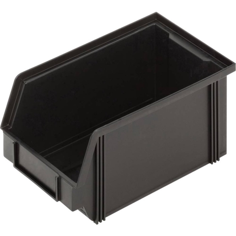 Alutec 1394004197 Zichtbak ESD CB4MC (b x h x d) 145 x 125 x 235 mm Zwart 1 stuk(s)