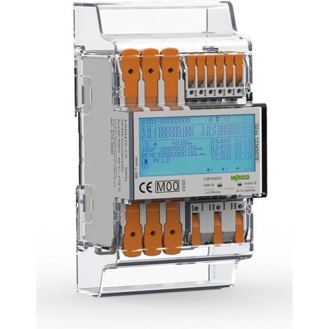 WAGO 879-3020 4PS kWh-meter 3-fasen Digitaal 65 A Conform MID: Ja 1 stuk(s)