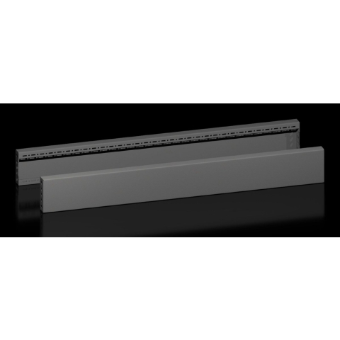 Rittal 8660035 VX sokkel-afdekking, zijkant, H: 100 mm, voor T: 1000 mm, staalplaat 1 set(s)