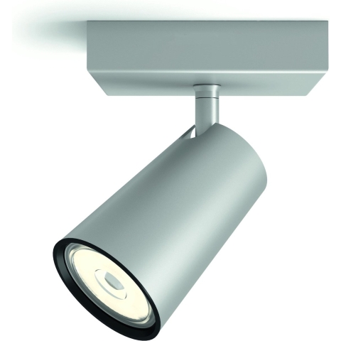 Philips Paisley - Opbouwspot - 1 Lichtpunt - aluminium