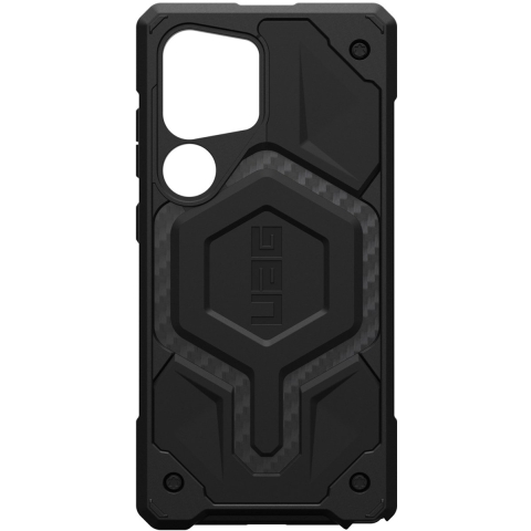 Urban Armor Gear Monarch Outdoor telefoonhoes Samsung Galaxy S25 Ultra Carbon Inductieve lading, Stootbestendig