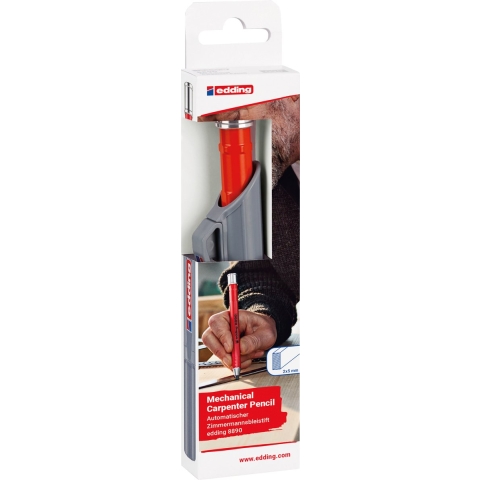 Edding 4-8890-1-1090 Automatische timmermanslijper HB blister van 1 stuks