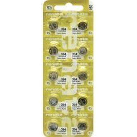 Renata Knoopcel 394 1.55 V 10 stuk(s) 84 mAh Zilveroxide 394.MP-E