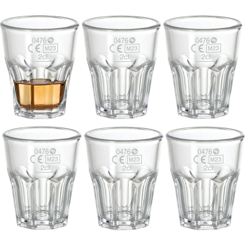 Duni Kunststof Shotglas Any Day 3cl 6st