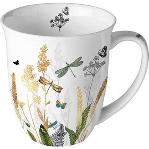 Ambiente Mok Ornamental Flowers White