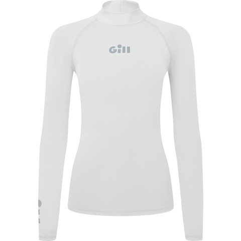 Gill ZenZero Rash Guard sneldrogend UV50+ beschermende lycra wit dames, L