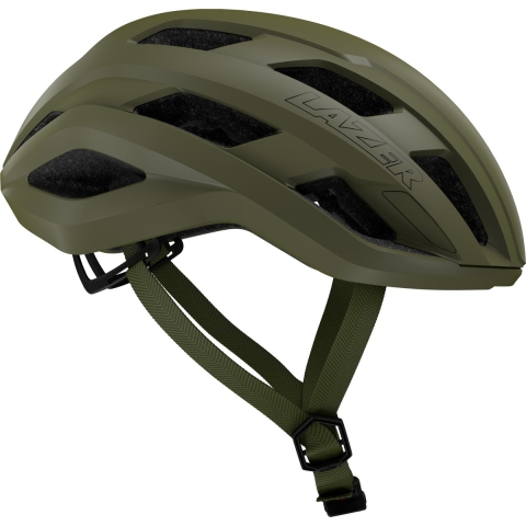 Lazer Strada KinetiCore race fietshelm leger groen