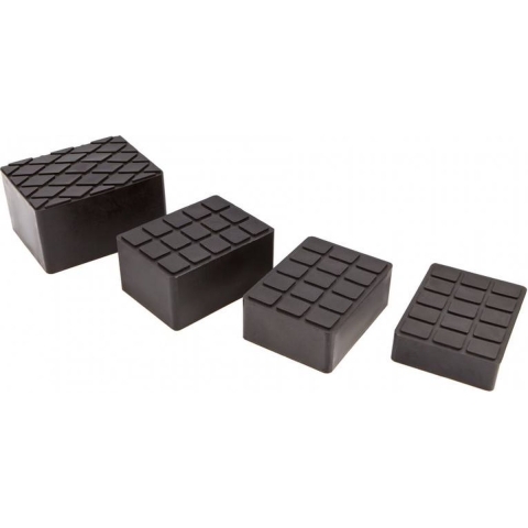 HBM rubberen opname pad / blok 160 x 120 x 40 mm