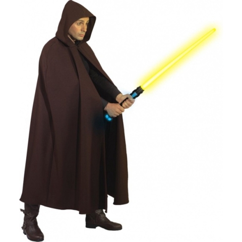 Cape voor carnaval/halloween - bruin - verkleedkleding - voor volwassenen - krijger One size -