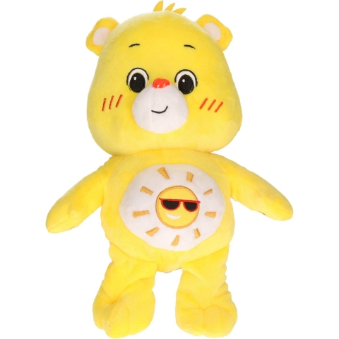 Pluche Troetelbeertje knuffel geel 28 cm -