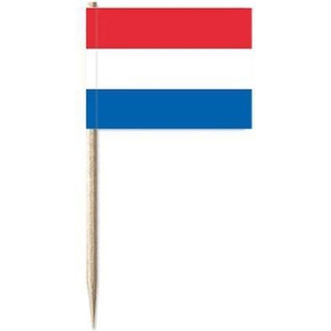 Cocktailprikkers vlag Nederland 300x stuks -