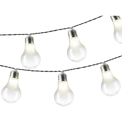 2x stuks solar lichtbolletjes tuinverlichting/feestverlichting 4.5m -