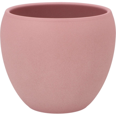DK Design Bloempot/plantenpot - Vinci - lichtroze mat - voor kamerplant - D19 x H22 cm -
