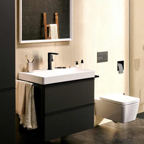 hansgrohe Tecturis E eengreeps wastafelkraan 210 Fine CoolStart met draaibare uitloop en afvoerplug Brushed Bronze