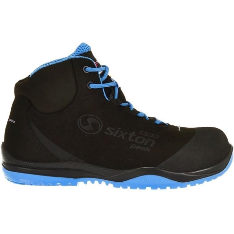 Sixton Peak 91370-01 Cuban Hoog S3 SRC ESD | Zwart/Blauw | Maat 37 - 00.091.104.37