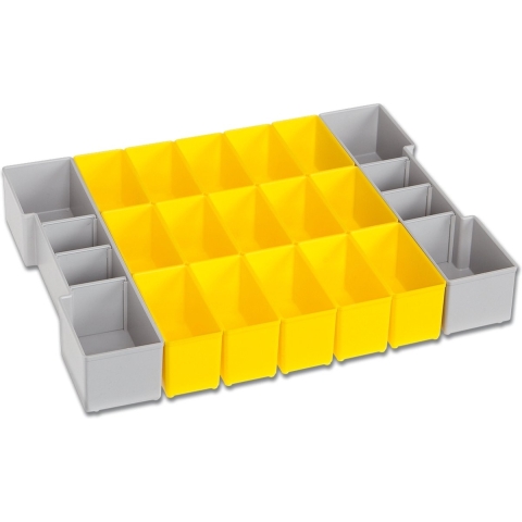 L-BOXX Indelings-set | B378xD313xH65 mm | geel/grijs | Geel/grijs | 1 stuk - 6000010091 6000010091