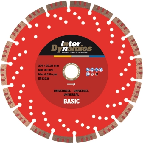 Inter Dynamics Diamantschijf | Gesegmenteerd | 125 mm - 999104
