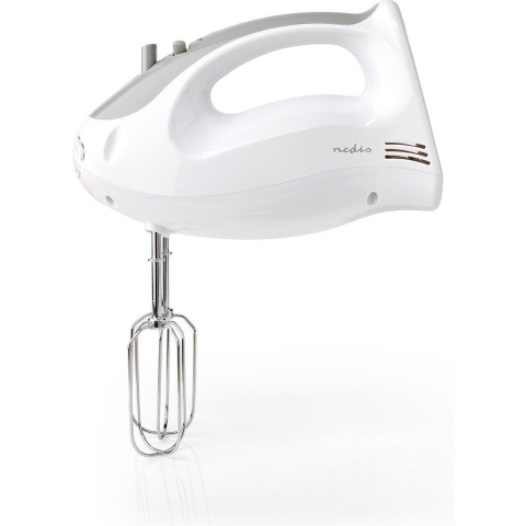 Nedis Handmixer | 200 W | Grijs / Wit | 1 stuks - KAHM100CWT KAHM100CWT