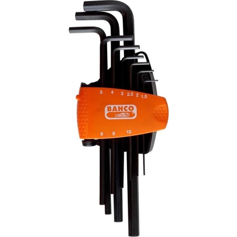 Bahco inbussleutelset lang 6-kant 9-dlg | BE-9588