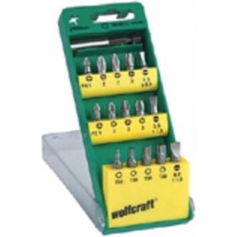 Wolfcraft Bit Box Combi | Solid | 16-delig | PH/PZ/TX | 1 set - 2400000