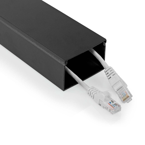 Nedis Kabelmanagement | Buis | 1 Stuks | Maximale kabeldikte: 40 mm | Aluminium | Zwart - CMDT6040BK110