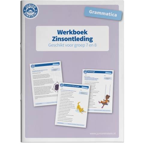 Werkboek Grammatica Zinsontleding voor groep 7 en 8 (Paperback)