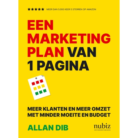 Een marketingplan van 1 pagina (Paperback)