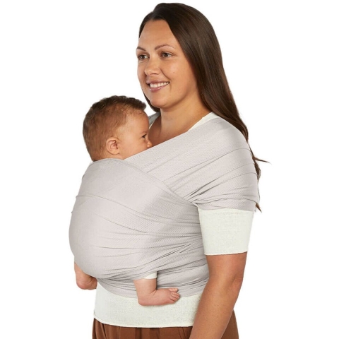 Ergobaby Rekfolie - Aura Wrap Mesh - Soft Grey - Ergobaby - OneSize - Draagdoeken