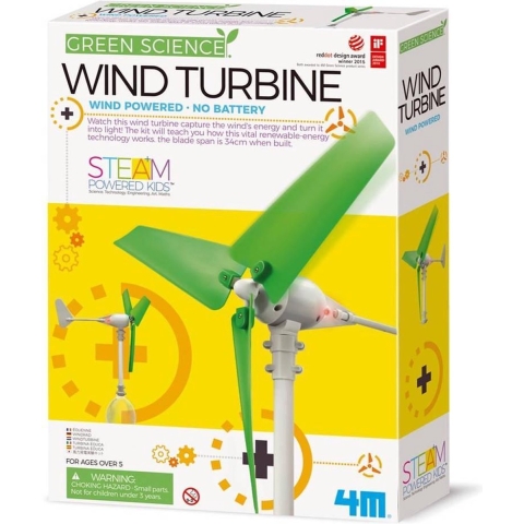 4M - Green Science - Windmolen - 4M - OneSize - Creatieve Speelset