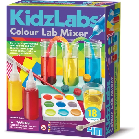 4M Kleur Laboratorium - KidzLabs - Colour Laboratorium Mix - 4M - OneSize - Creatieve Speelset