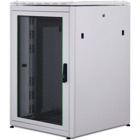 Digitus DN-22U 19-8/8-1 19inch-patchkast (b x h x d) 800 x 1164 x 800 mm 22 HE Grijs-wit (RAL 7035)