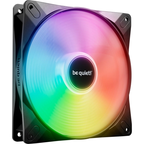 BeQuiet LIGHT WINGS LX 140mm PWM PC-ventilator Zwart (b x h x d) 140 x 140 x 25 mm Incl. LED-verlichting
