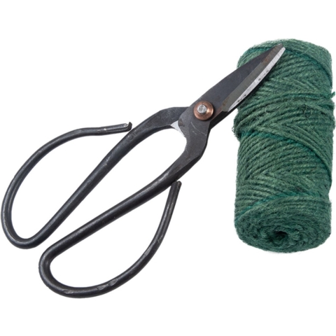 Esschert Design Geschenkset Touw En Schaar Groen