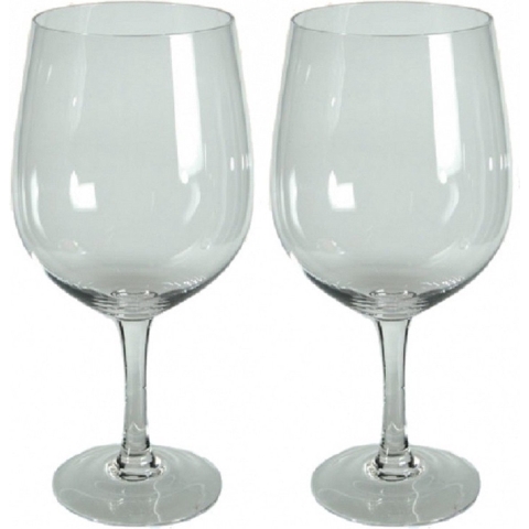 2x Gigantische wijnglazen 750 ml -