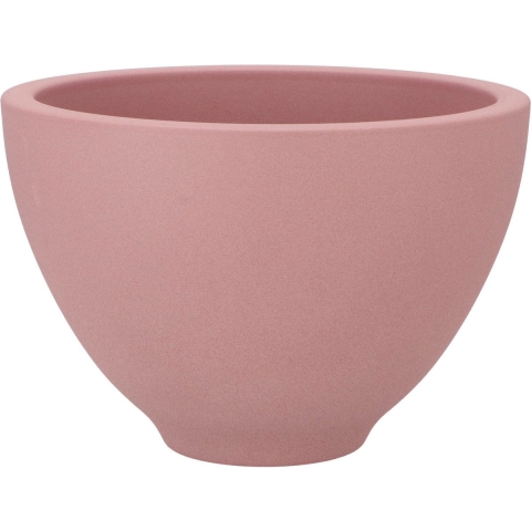 DK Design Bloempot/plantenpot - Vinci - lichtroze mat - voor kamerplant - D18 x H27 cm -