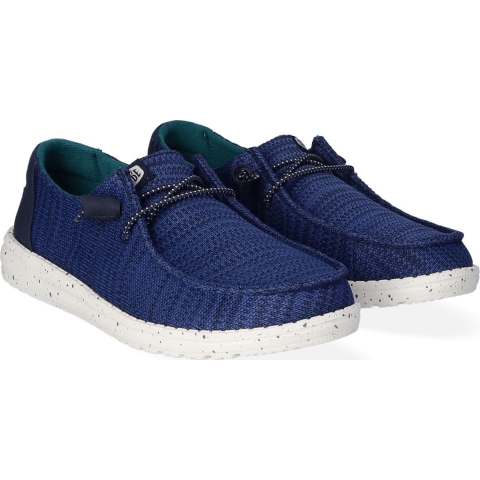 HEYDUDE Instappers Dames Wendy Sport Mesh Blauw 43 Mesh